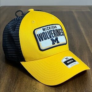 Michigan Wolverines Fan Favorites Yellow and Black SnapBack Cap